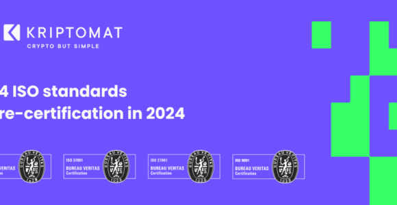 kriptomat passes re-certification for 4 iso standards, once again highlighting the company’s commitment to excellence kriptomat passes re-certification for 4 iso standards, once again highlighting the company’s commitment to excellence